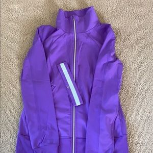 Lululemon zip up and matching headband bundle!